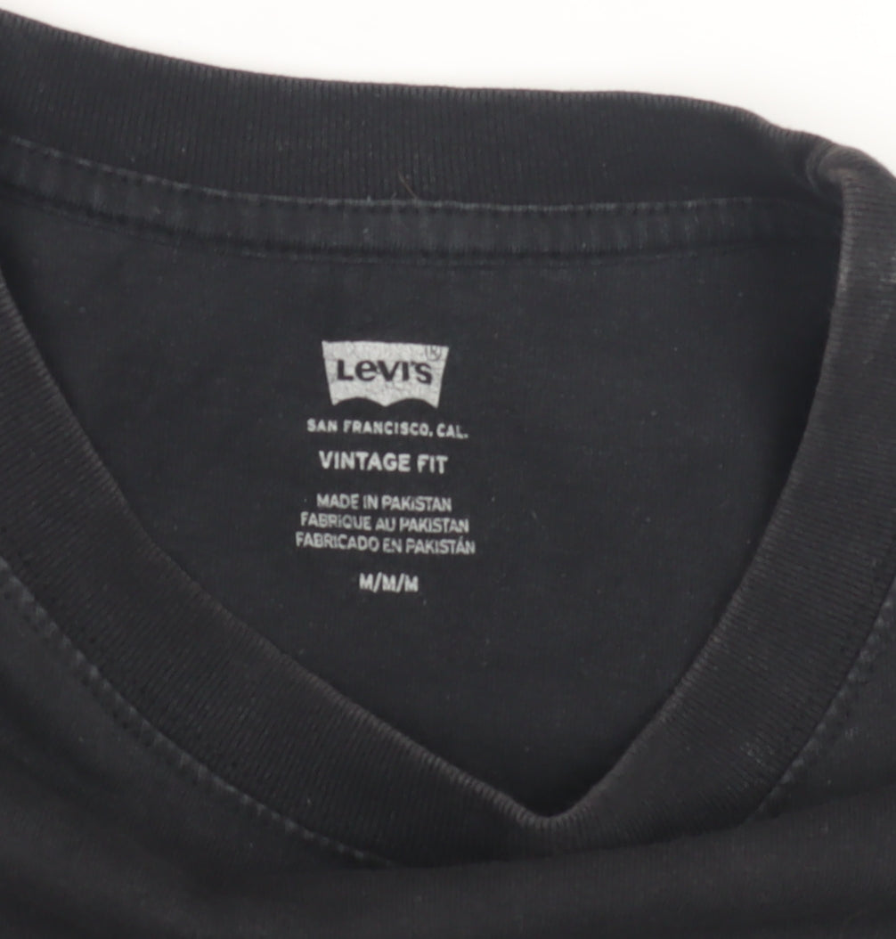 Levi's Men's Black Medium Vintage Fit T-Shirt