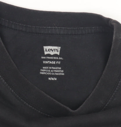 Levi's Men's Black Medium Vintage Fit T-Shirt