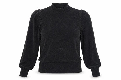 Womens UK Size 12 Lipsy London Black Basic Blouse