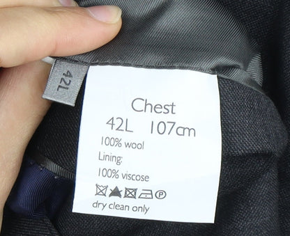 Mens UK Size 42 John Lewis Regular Grey Suit Jacket