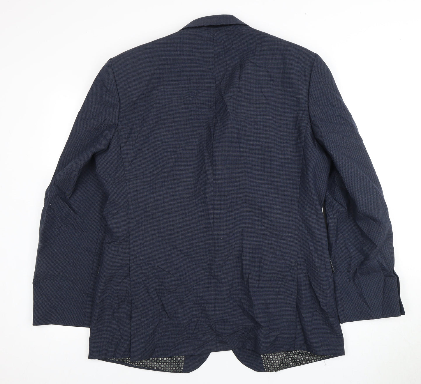 Mens UK Size 44 Racing Green Regular Blue Suit Jacket