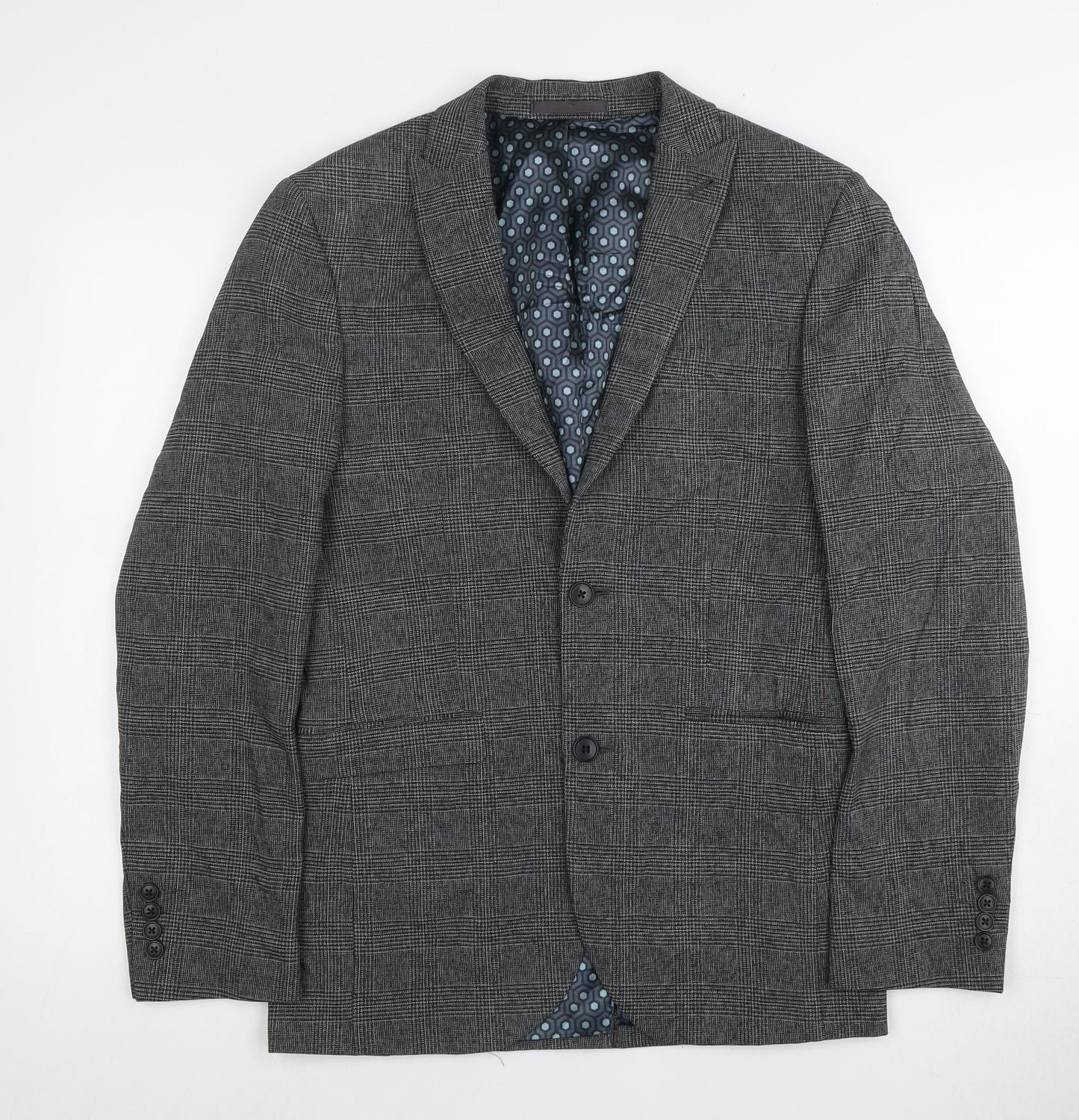 Mens UK Size 36 NEXT Regular Grey Suit Jacket