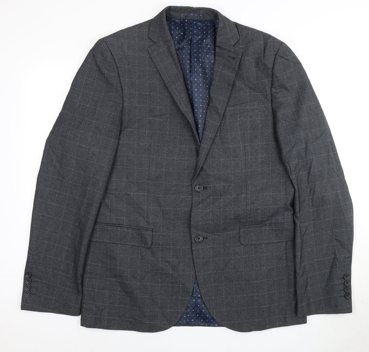 Mens UK Size 42 NEXT Regular Grey Suit Jacket