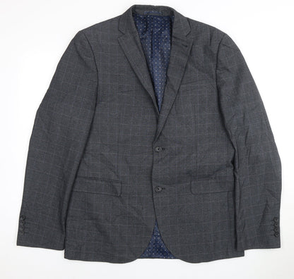 Mens UK Size 42 NEXT Regular Grey Suit Jacket