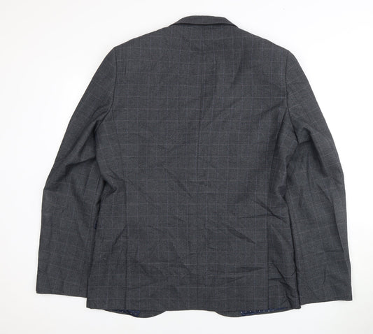 Mens UK Size 42 NEXT Regular Grey Suit Jacket