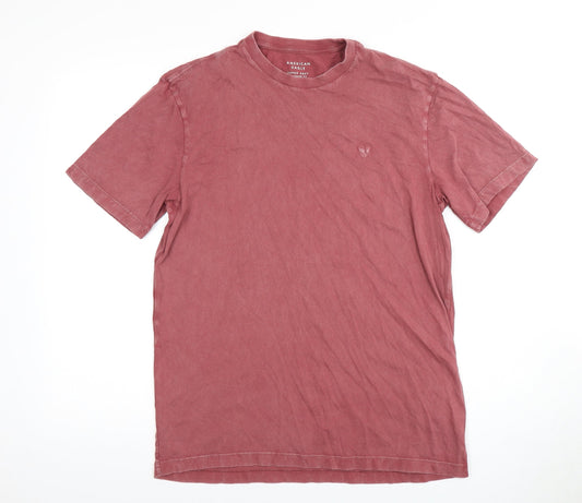 Mens UK Size S American Eagle Red  T-Shirt