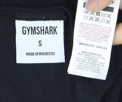Mens UK Size S Gymshark Black  T-Shirt
