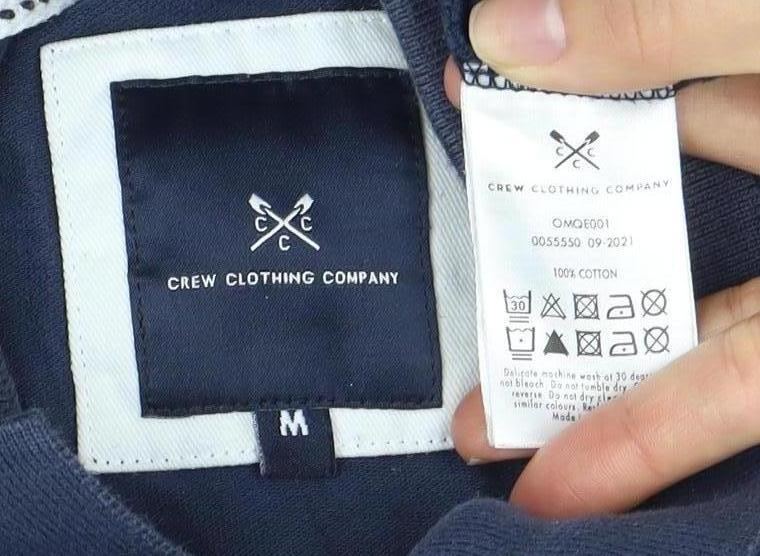 J.Crew Men's Blue Cotton Polo Shirt - M