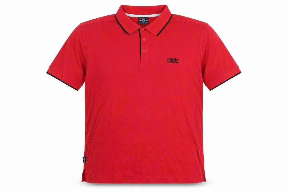 Mens UK Size L Umbro Polyester Blend Polo Shirt