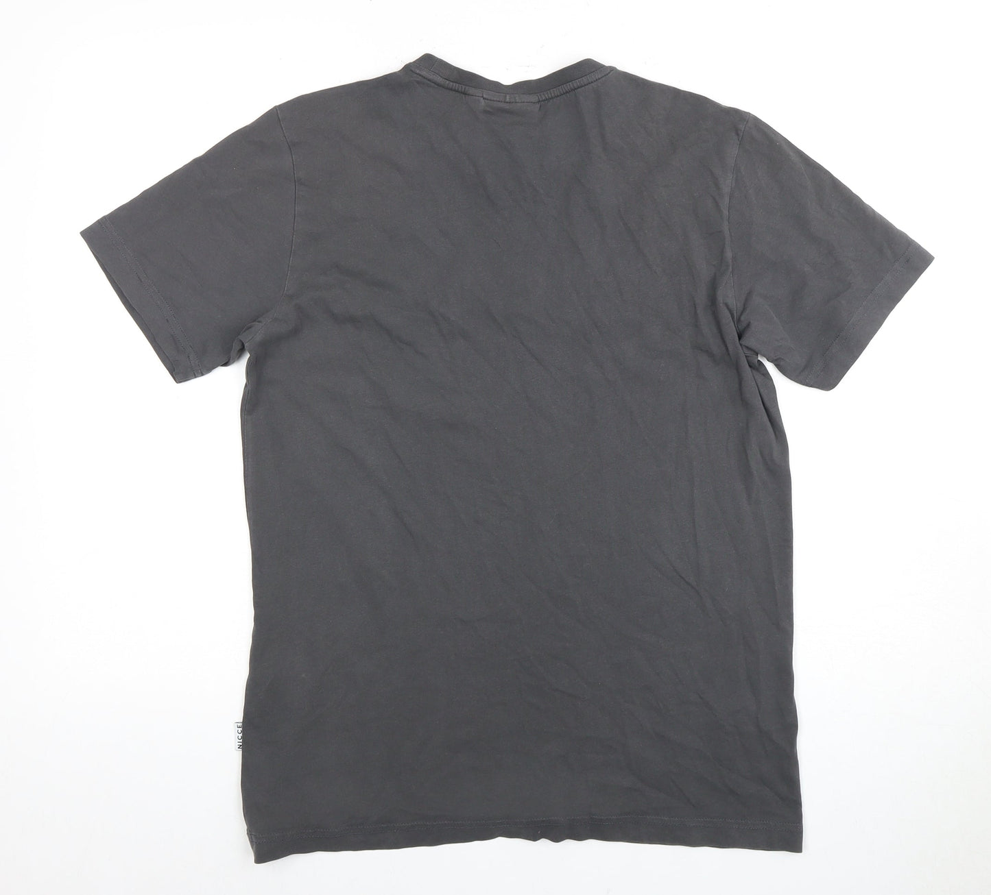 Nicce Men's Black S T-Shirt Crew Neck Logo Short Sleeve