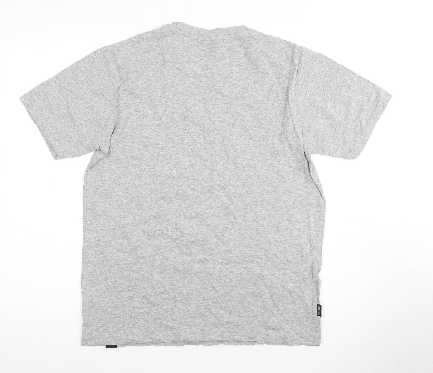 Unisex Adults UK Size M Slazenger Grey Basic T-Shirt