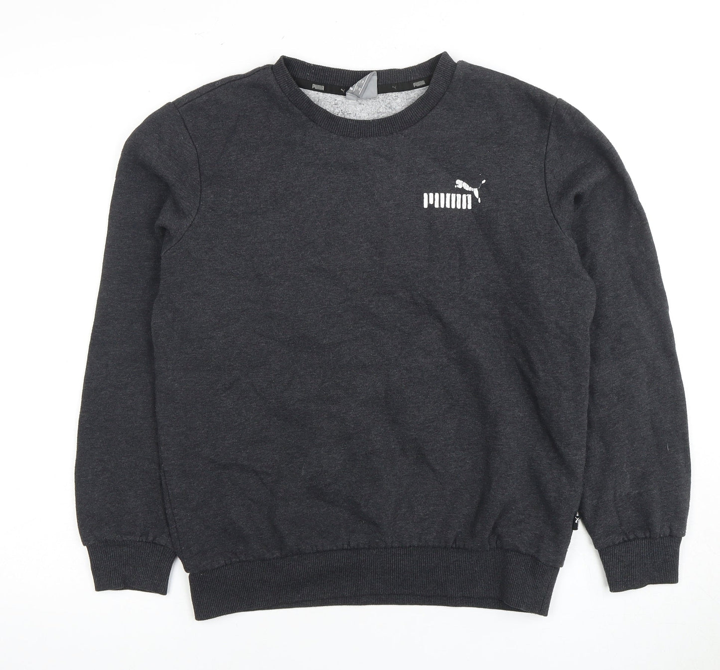 Mens UK Size XS PUMA Black Pullover Sweatshirt
