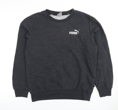 Mens UK Size XS PUMA Black Pullover Sweatshirt