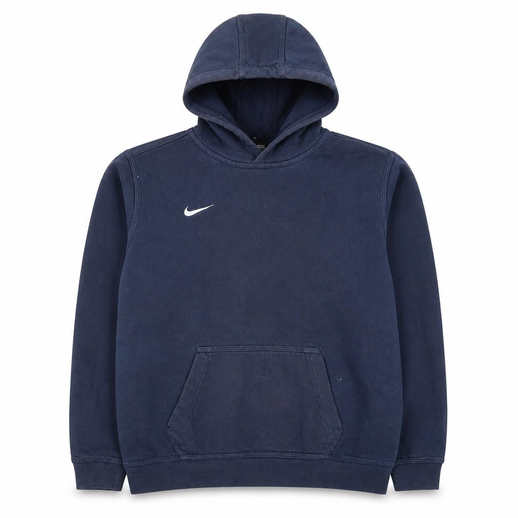 Nike Boys Blue Pullover Hoodie XL with Logo Accents