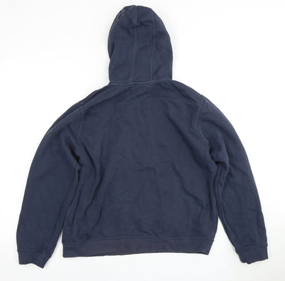 Nike Boys Blue Pullover Hoodie XL with Logo Accents