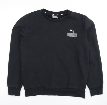Mens UK Size XS PUMA Black Pullover Sweatshirt