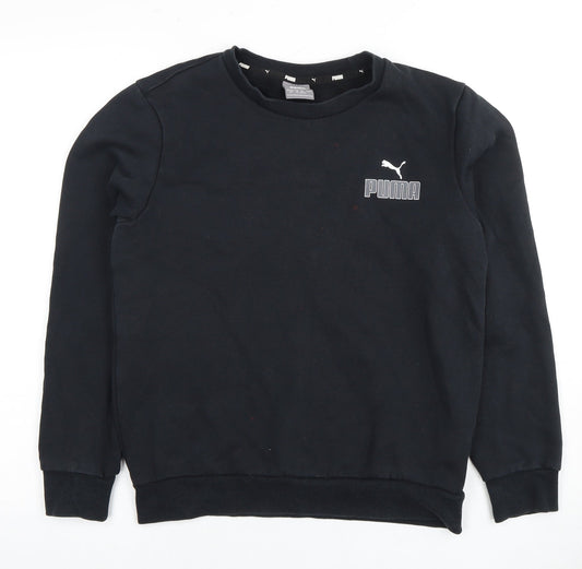Mens UK Size XS PUMA Black Pullover Sweatshirt