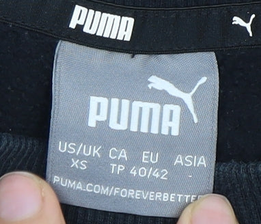 Mens UK Size XS PUMA Black Pullover Sweatshirt