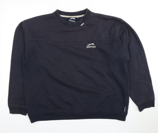 Mens UK Size XL Slazenger Black Pullover Sweatshirt
