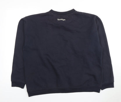 Mens UK Size XL Slazenger Black Pullover Sweatshirt