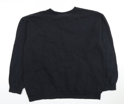 Anvil Men's Black Graphic Sweatshirt, Large