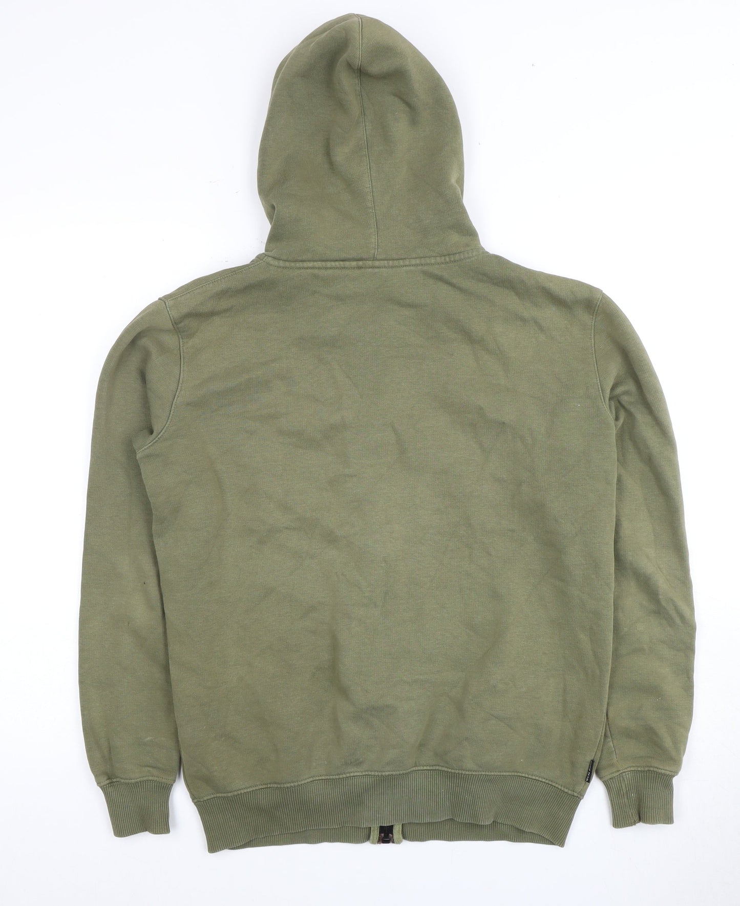 Mens UK Size S Gym King Green Full Zip Hoodie