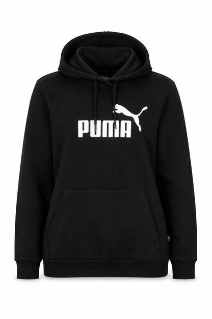 Unisex Adults UK Size 12 PUMA Black Pullover Hoodie