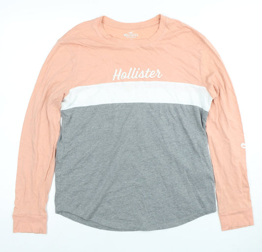 Womens UK Size XS Hollister Multicoloured Basic T-Shirt