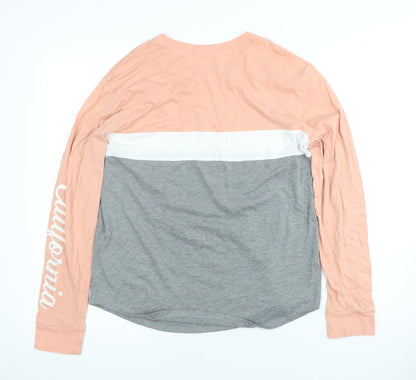 Womens UK Size XS Hollister Multicoloured Basic T-Shirt