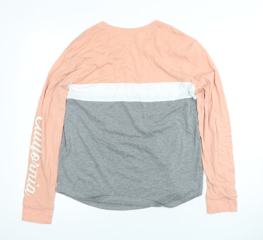 Womens UK Size XS Hollister Multicoloured Basic T-Shirt