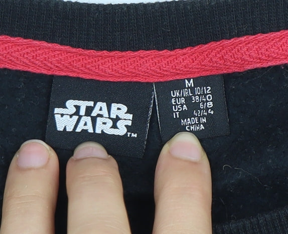Unisex Adults UK Size M Star Wars Black Pullover Sweatshirt