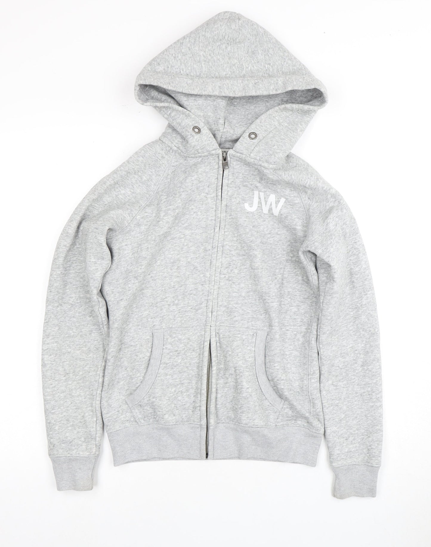 Womens UK Size 6 Jack Wills Grey Full Zip Hoodie