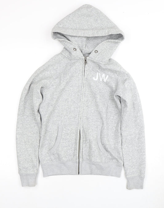 Womens UK Size 6 Jack Wills Grey Full Zip Hoodie