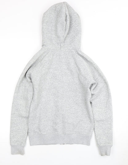 Womens UK Size 6 Jack Wills Grey Full Zip Hoodie
