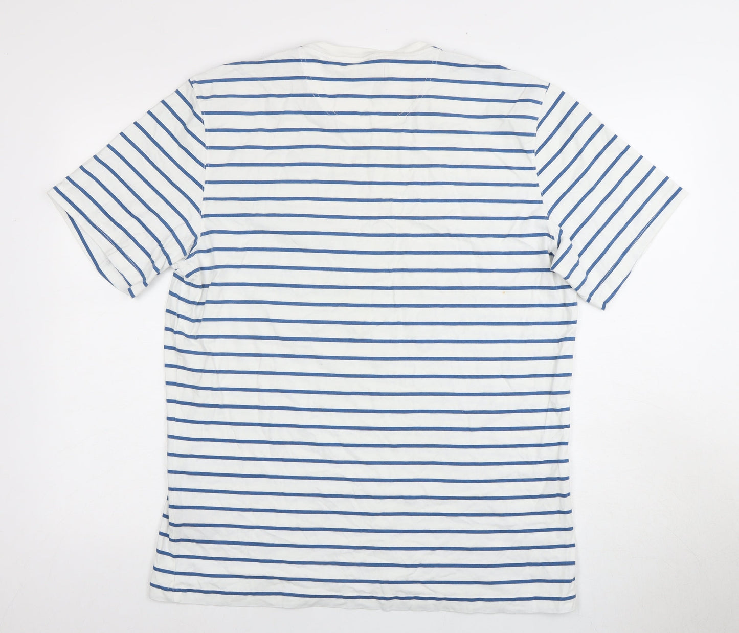 Barbour Men's Stripe T Shirt Blue XL