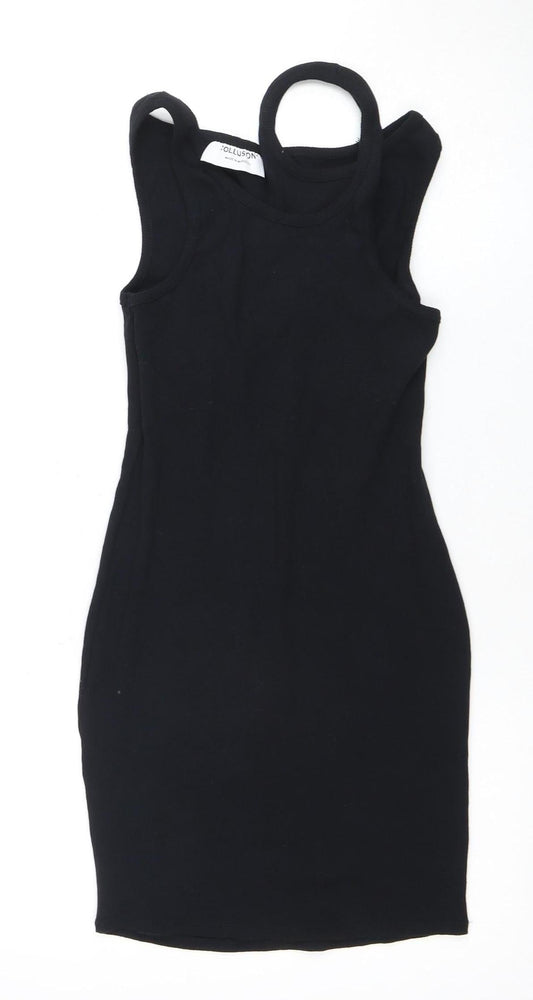 Collusion Black Sleeveless Dress Women Size 6