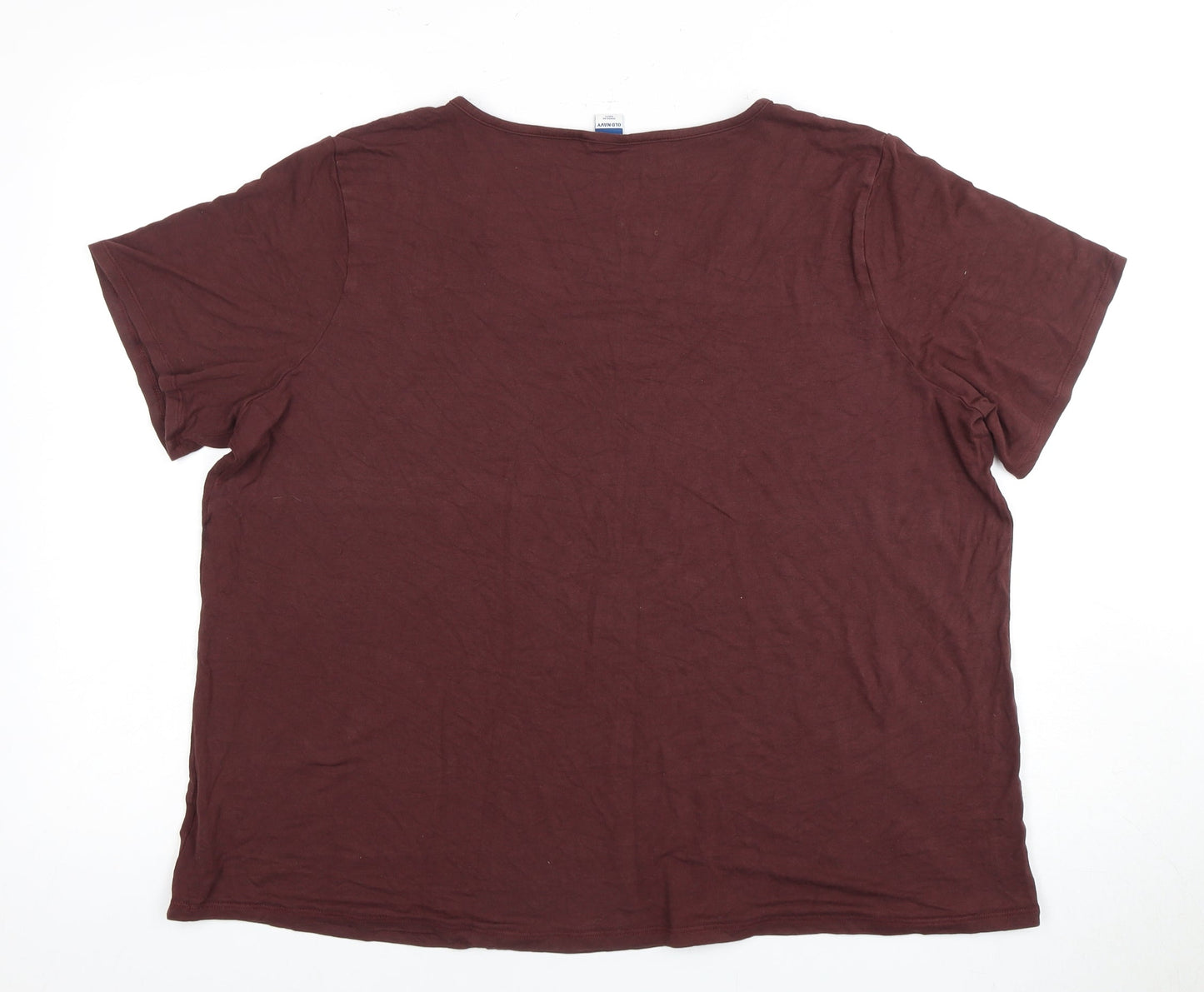 Womens UK Size XL Old Navy Brown Basic T-Shirt