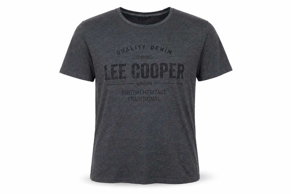 Mens UK Size L Lee Cooper Grey  T-Shirt