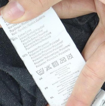 Lee Cooper Men's Grey Graphic Print T-Shirt L