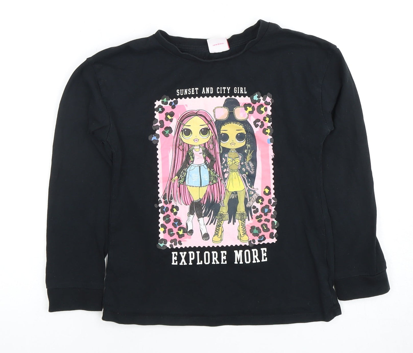 Marks and Spencer Girls Black LOL Surprise T-Shirt 9-10 Years