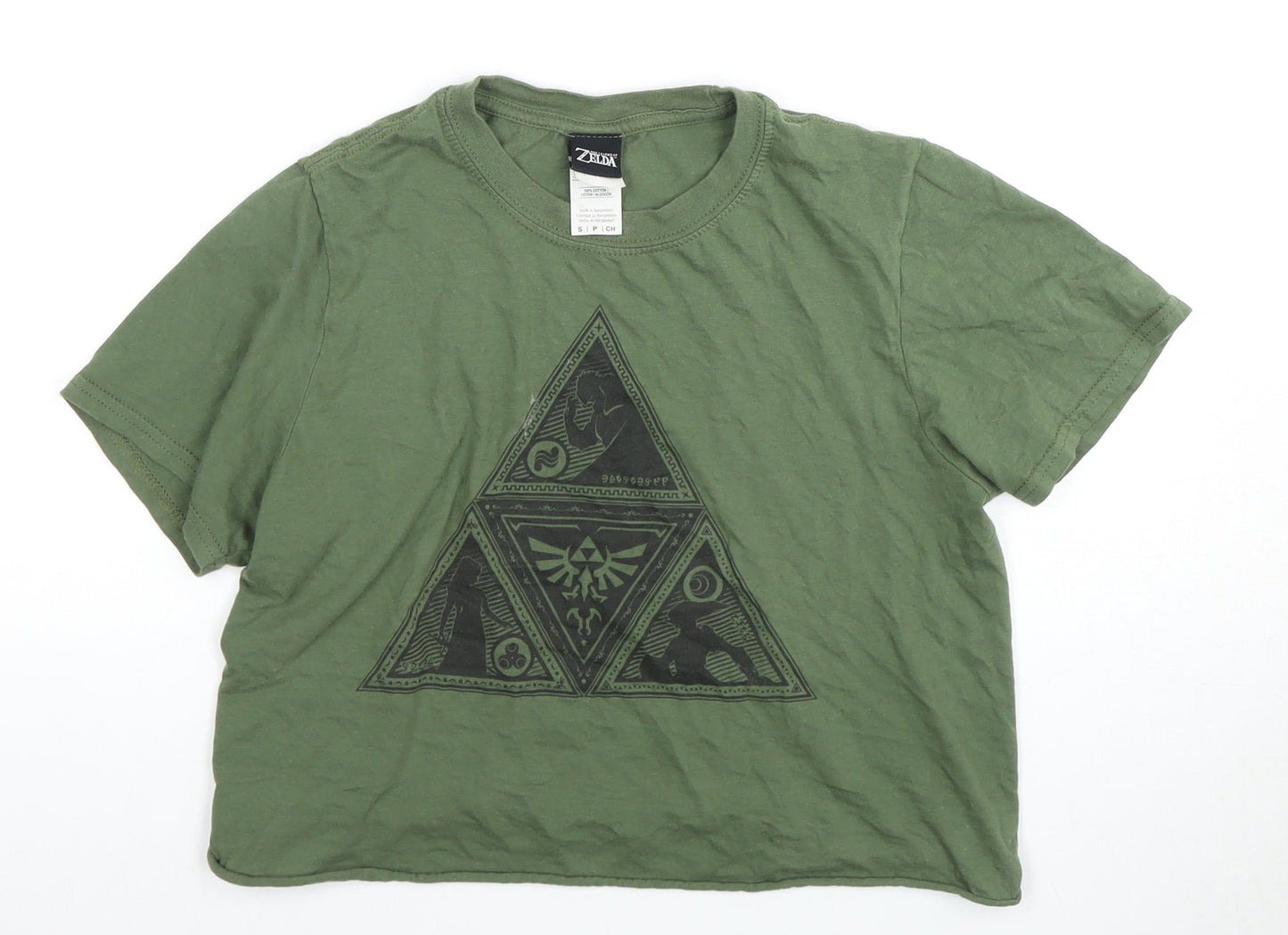 Zelda Unisex Green Basic T-Shirt, Size S