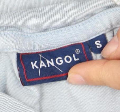 Kangol Men's Blue Crew Neck T-Shirt, Size S