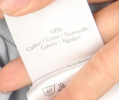 Kangol Men's Blue Crew Neck T-Shirt, Size S