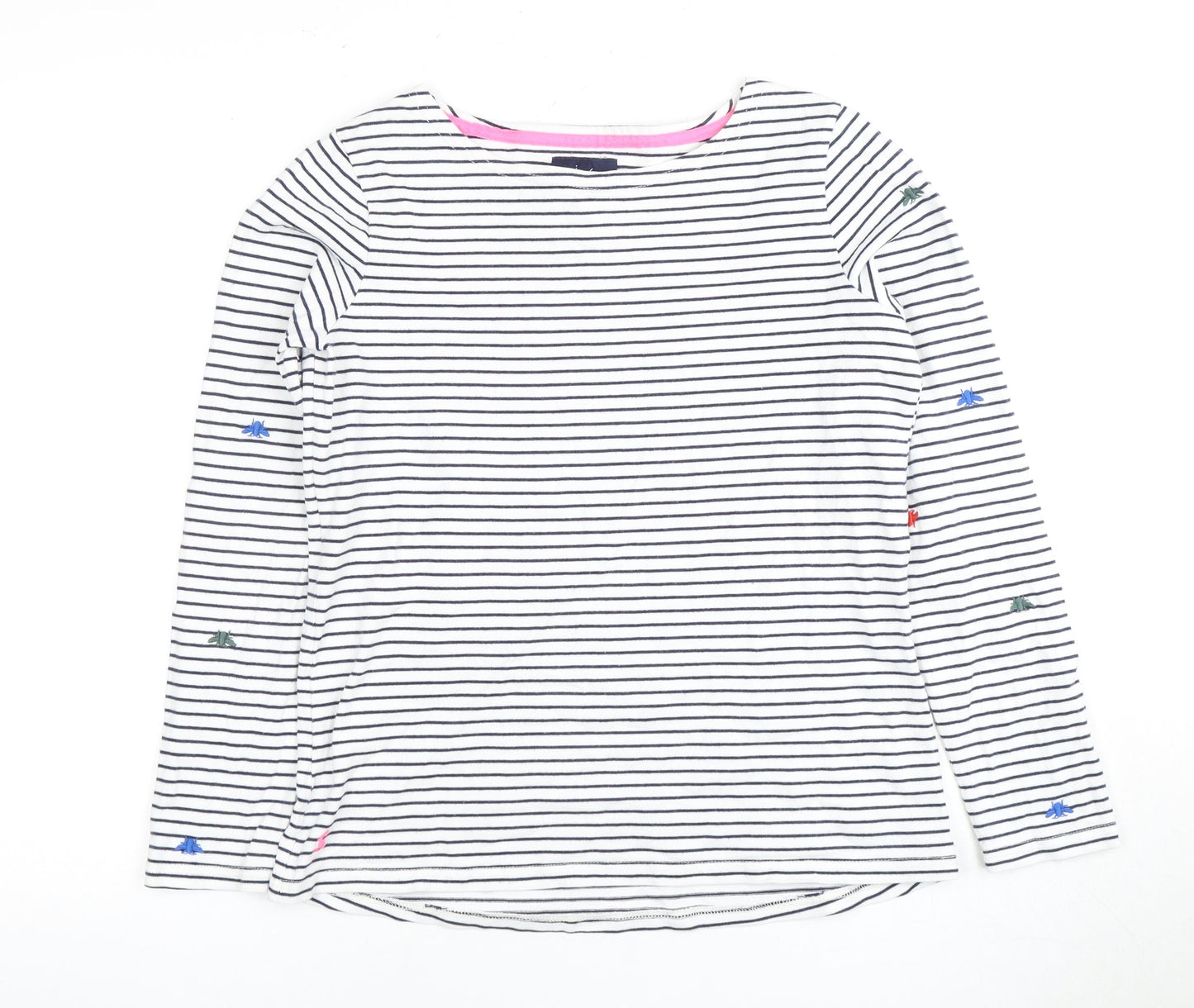 Womens UK Size 10 Joules Multicoloured Basic T-Shirt