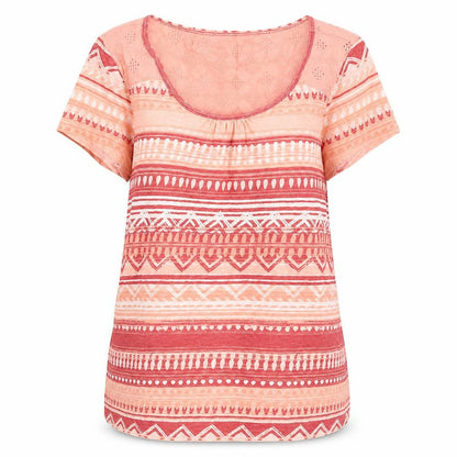 Womens UK Size 10 Mountain Warehouse Pink Basic T-Shirt