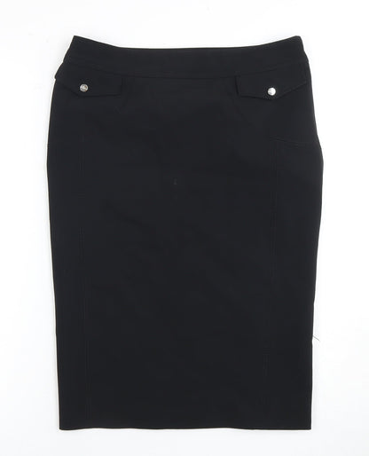 Karen Millen Women's Black Pencil Skirt Size 10