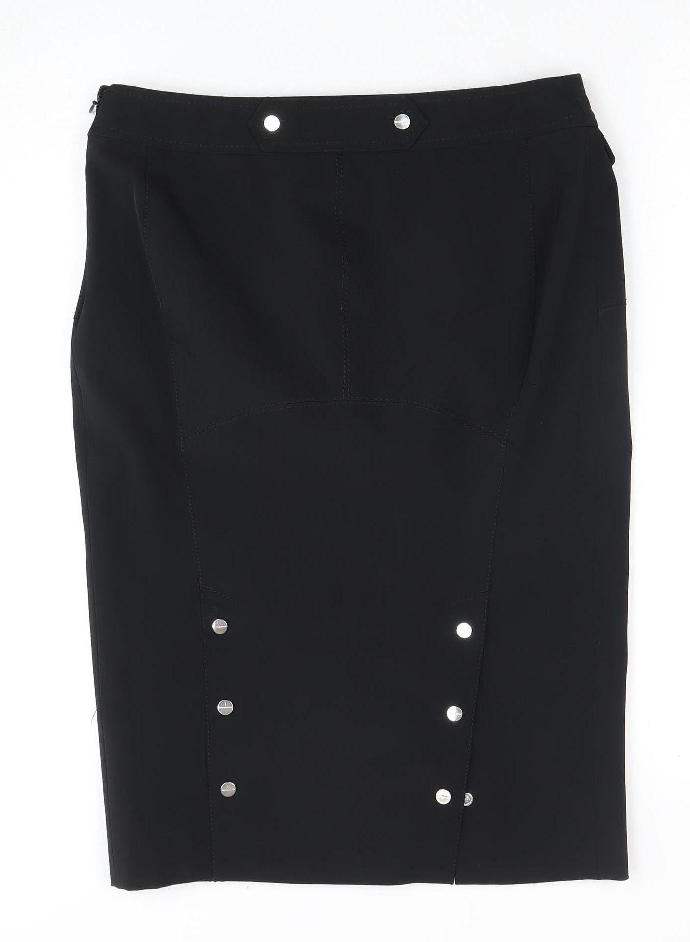 Karen Millen Women's Black Pencil Skirt Size 10