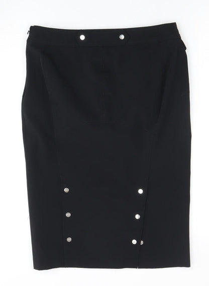 Karen Millen Women's Black Pencil Skirt Size 10
