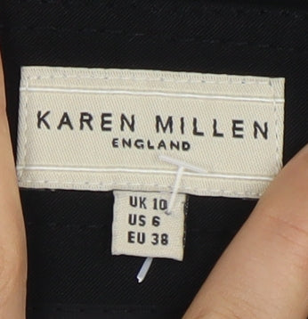 Karen Millen Women's Black Pencil Skirt Size 10
