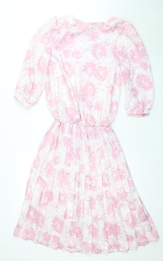 Berkertex Women Pink Floral Dress Size 12
